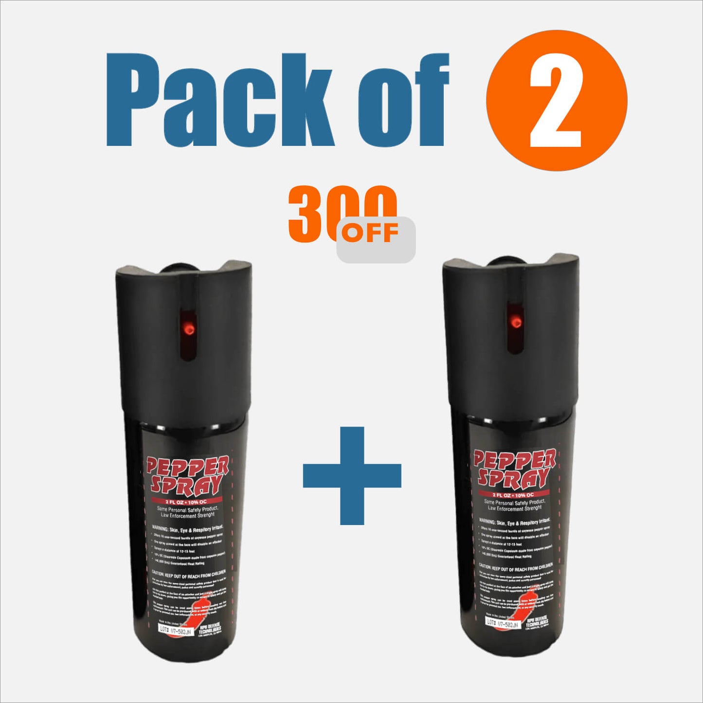 Pack of 2 - (20 ml) Pepper Spray