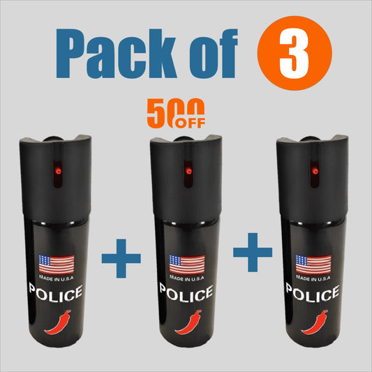 Pack of 3 - 60ml Pepper Spray